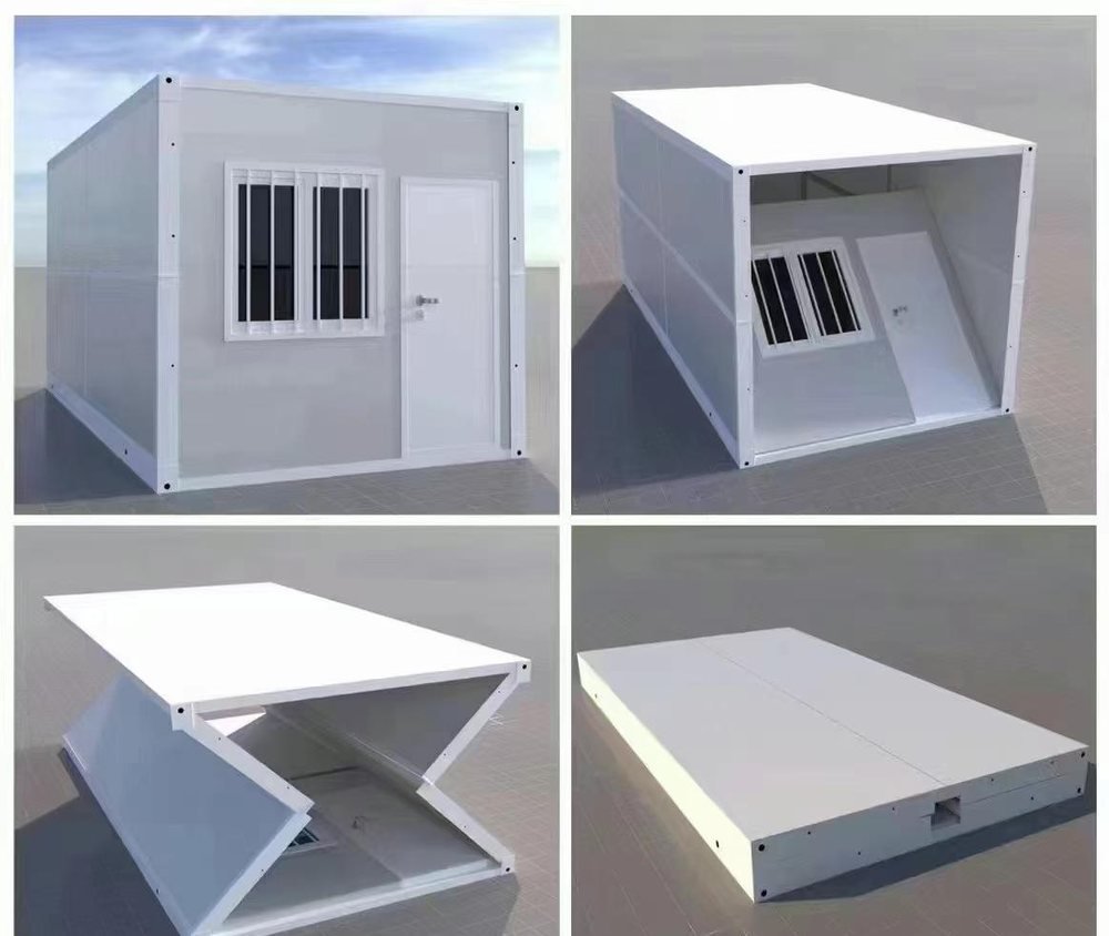 Foldable house, interior